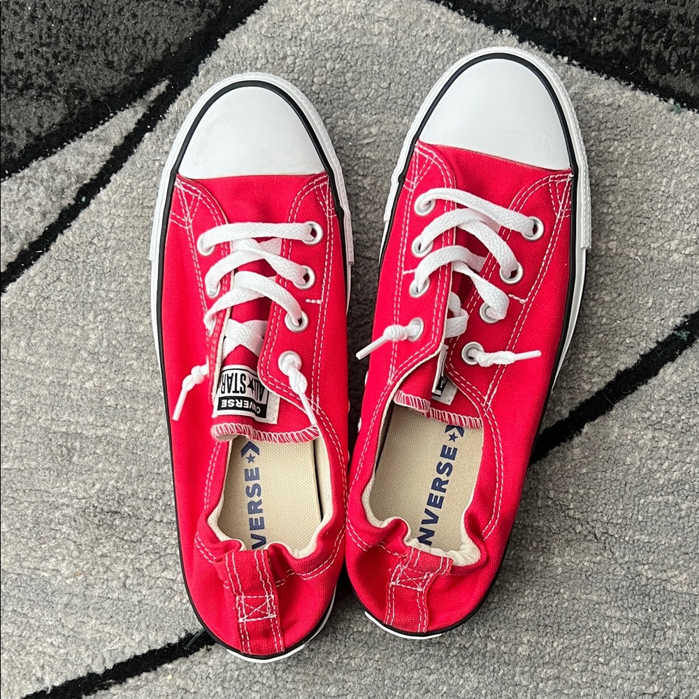 Converse Bright Red Sneakers